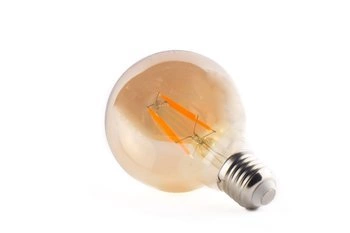 Żarówka ściemnialna Edison Filament  LED 4W G80 E27 2300K amber barwa ciepła