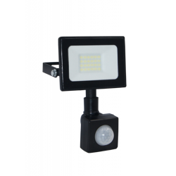 Naświetlacz halogen LED z czujnikiem PIR 30W 6500K 2100lm IP65 slim 